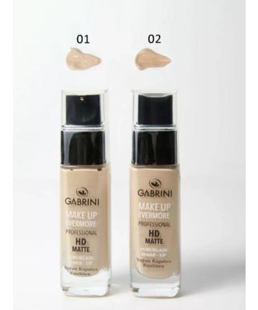 GABRINII Gabrini Evermore HD Professional 01 Tonal Cream - Buy Online on GoSupps.com