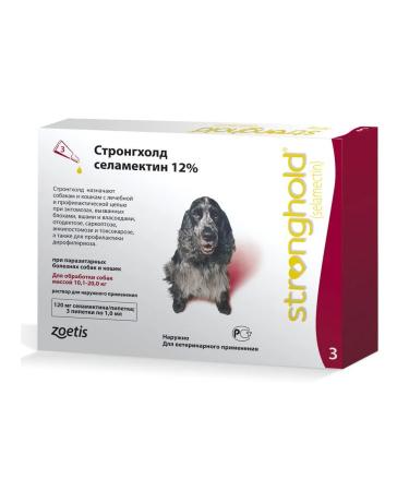 Zoetis Stronghold 120 mg Drop drops 10.1-20 kg - Buy Online on GoSupps.com