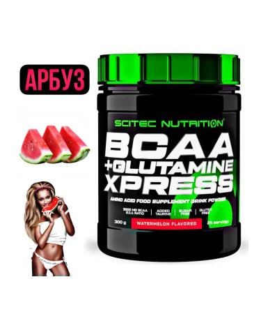 BCAA SCITEC Nutrition BCAA + Glutamine Xpress 300 G - Buy Online on GoSupps.com