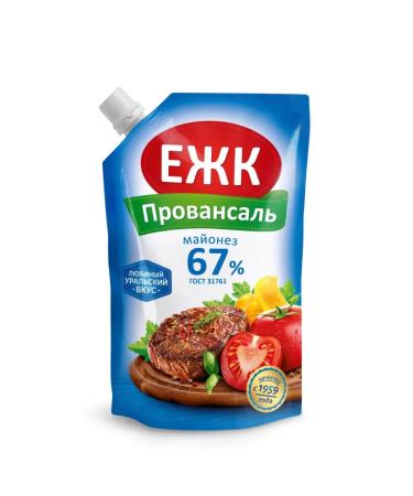 EZhK Mayonnaise Provensal 67% mix of tastes 400 g x 3 pieces - Buy Online on GoSupps.com