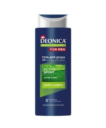 DEONICA Shower gel men's Active Sport 250 ml