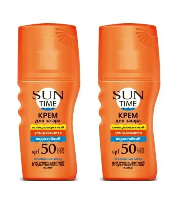 SUN TIME Safe tan cream SPF 50 150 ml 2 pcs