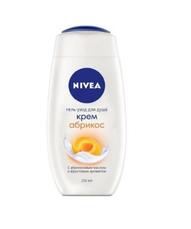 Nivea Gel-car cream for shower milk apricot 250ml 2 pcs - Buy Online on GoSupps.com