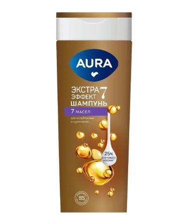 Aura Shampoo 7 oils Extra effect 380 ml 2 pcs - Buy Online on GoSupps.com