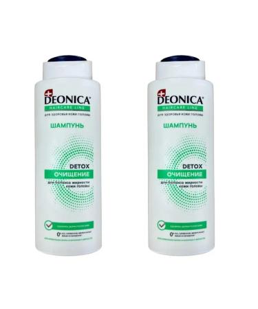 DEONICA Detox shampoo Cleansing 380 ml 2 pcs