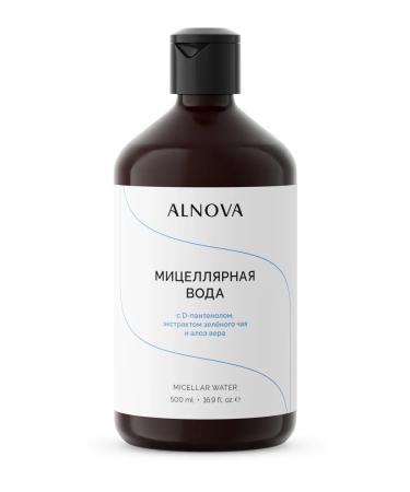 ALNOVA Natural micellar water for removing makeup 500 ml - Buy Online on GoSupps.com