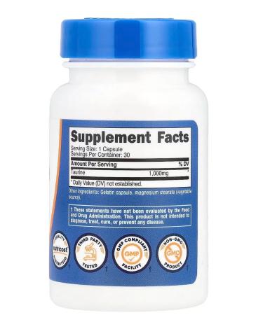 iherb Taurine amino acid - Buy Online on GoSupps.com