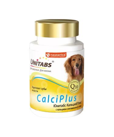 UNITABS Vitamins for dogs Calciplus C Q10 100 tab