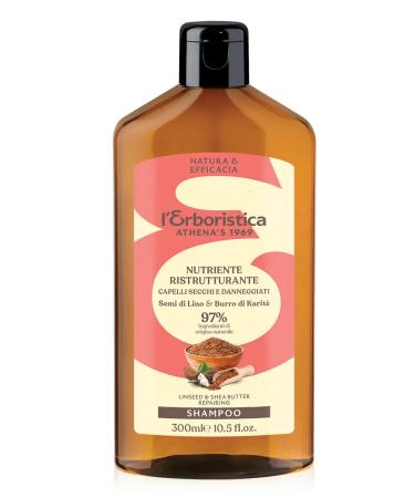 l'erboristica Shampoo restoring with flax seed and oil oil - Buy Online on GoSupps.com
