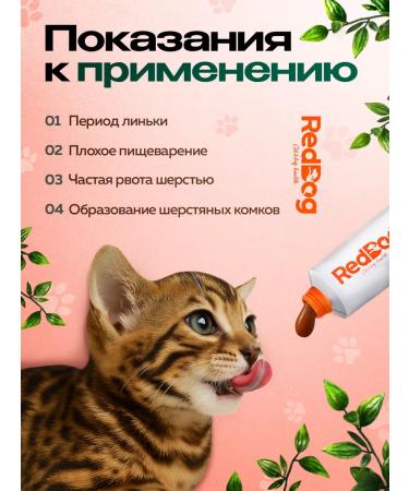 RedDog Vitamin gel paste Hairball Solution - Buy Online on GoSupps.com