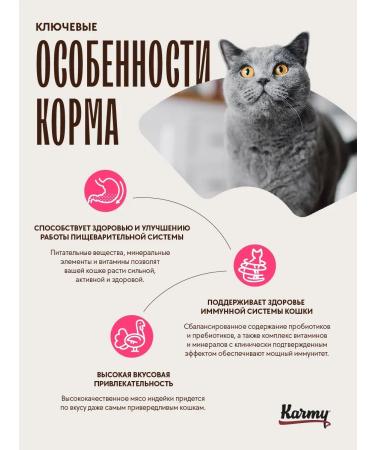 KARMY Cat food dry Sensitive turkey 10 kg - Buy Online on GoSupps.com