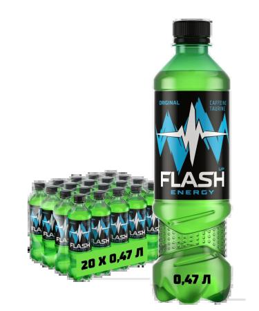 Flash Up Energy Original energy 20 bottles x 0.47 liters - Buy Online on GoSupps.com
