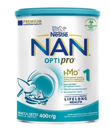 NAN 1 Optipro mixture dry for children from birth 400 g - 4pcs