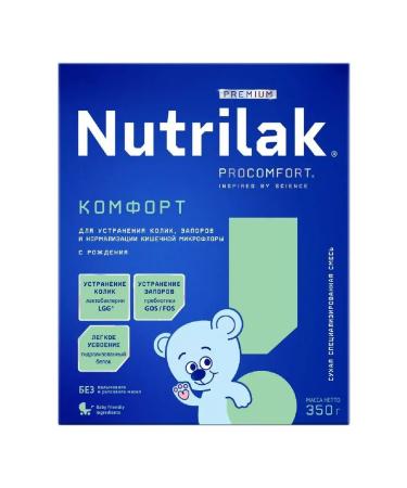 Nutrilak Premium Comfort mixture dry baby dairy 350 g -2 pcs