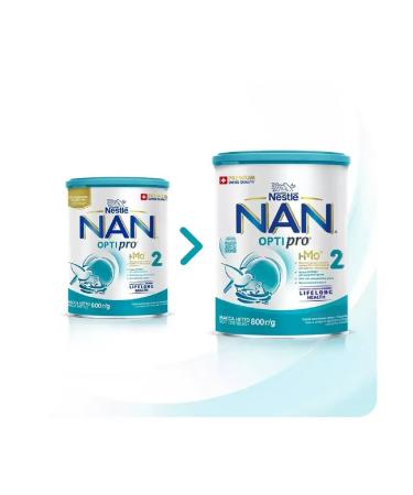 NAN 2 Optipro mixture dry for children from 6 months 800 GR-3pcs - Buy Online on GoSupps.com