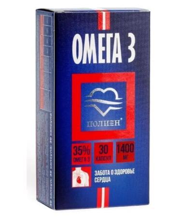 Omega-3 35% 30 pcs. capsules weighing 1400 mg polaris -2 pcs