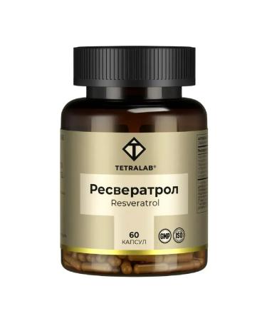 TETRALAB Resveratrol capsule weighing 150 mg 60 pcs. 340 mg -2 UC