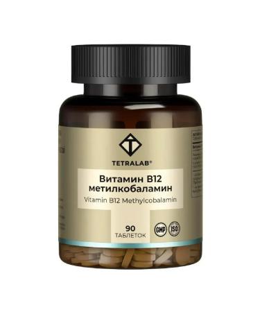 TETRALAB 12 methylcobalamin tablets 90 pcs. 100 mg -2 UC - Buy Online on GoSupps.com