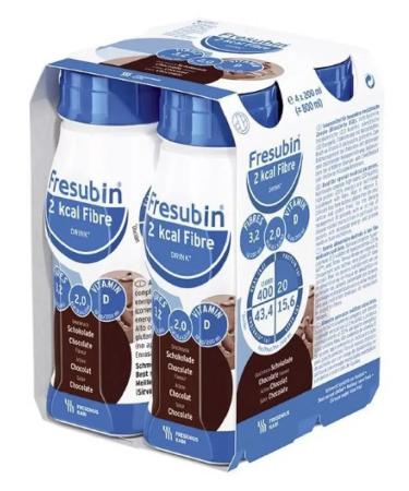 Fresubin Drink 2 kcal d Enter Pete with chocolate chocolate 200 ml 4CT-4UP - Buy Online on GoSupps.com