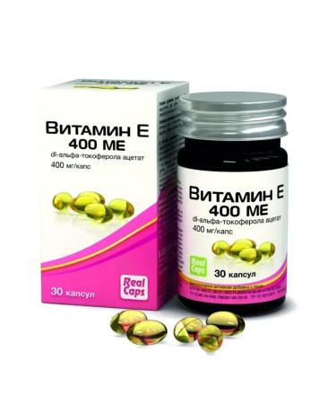 RealCaps Vitamin E 400 IU 30 capsules 2 - Buy Online on GoSupps.com