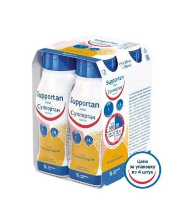 Support Drink Taste of tropical fruits 200 ml 4 rod 4UP