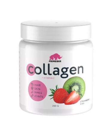 PRIMEBAR Collagen tasted strawberries -kivi 200 gracious powder - 2 pcs