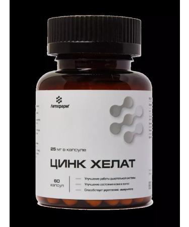 LETOFARM Zinc lelat n60 caps on 0.3 g can of chronoparm-2 pcs