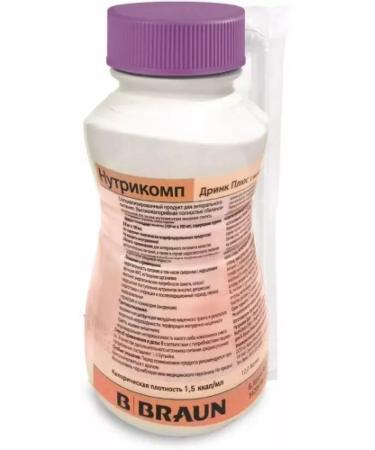 NUTRICOMP Drink plus mixture liquid d Ent 200ml tuber -3 pcs - Buy Online on GoSupps.com