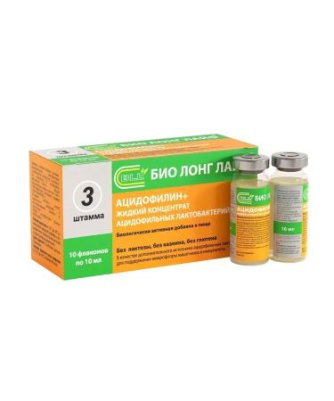 BIO LONG LIFE Acidophilin+ liquid concentrate of acidophilic -3 pcs
