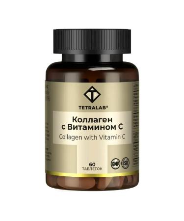 TETRALAB Tetralet collagen with vitamin C 60 table. 1100 mg -2 pcs