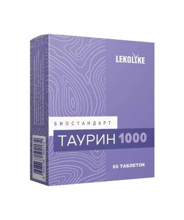LEKOLIKE Bioststandart Taurin 1000 N60 table 600mg-2 pcs