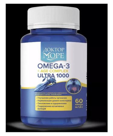 Dr. Sea Omega-3+Age Ultra 1000 60 pcs Mass-2 capsule