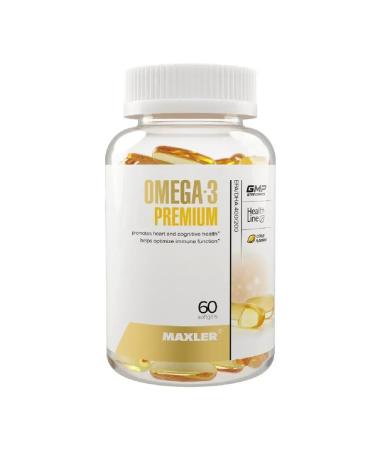 Maxler Omega-3 premium 60 pcs capsule weighing 1 3 g-2 pcs