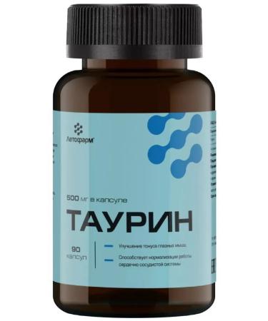 LETOFARM Taurin 90 pcs. capsules weighing 0.6 g-2 pcs