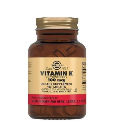 Solgar vitamin K (phytomenadion) 100 g 100 pcs tablet-2 pcs