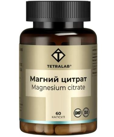 TETRALAB Magnesium citrate capsule weighing 60 pcs. 707 mg -3 UC