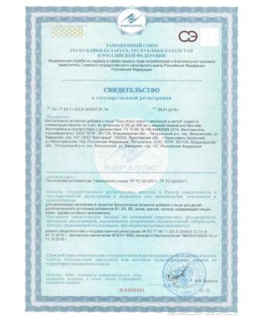 KIDZ (KIDZ) Syrup with lemon balm and mint 20 sticks 5ml -4Up - Buy Online on GoSupps.com