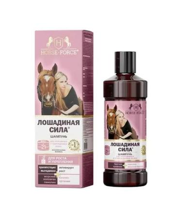 Horse force shampoo d coloring hair damage 500ml-4 pcs