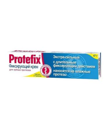 Protefix Extra-horsepower fixing cream for dentures 47g-4pcs