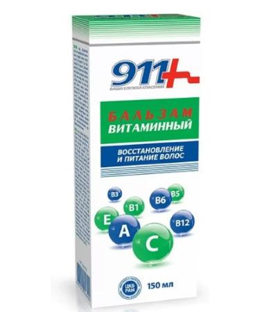 911 Your emergency service 911 Balm vitamin ragged Patan Vol 150ml-4 pcs - Buy Online on GoSupps.com
