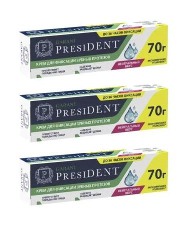 PRESIDENT Garant cream for fixing dentures 70 g - 3