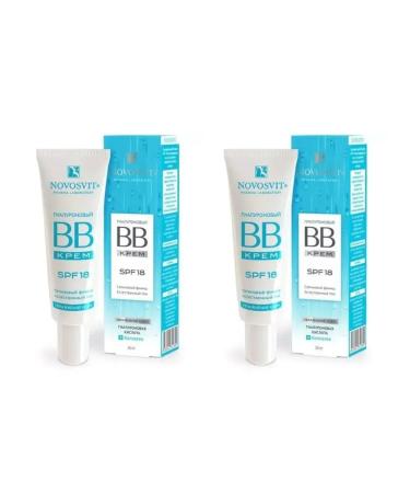 Novosvit BB cream with SPF 18 hyaluronic 30ml-3 pcs