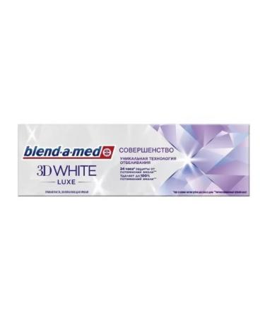 Blendamed Toothpaste 3D White Luxe Perfection 75ml-3 pcs - Buy Online on GoSupps.com