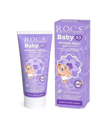 ROCS Baby toothpaste aroma of linden d babies 45.0-3 pcs - Buy Online on GoSupps.com