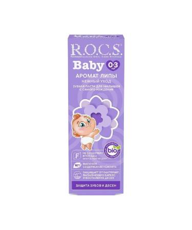 ROCS Baby toothpaste aroma of linden d babies 45.0-3 pcs - Buy Online on GoSupps.com