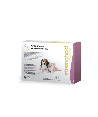 Zoetis Stronghold for kittens and puppies 15 mg 3 pipettes