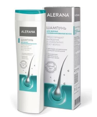 Alerana Shampoo D fatty and combined hair 250ml-2 pcs - Buy Online on GoSupps.com