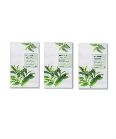 Mizon Fabric face mask with green tea extract 23 g 3 pcs