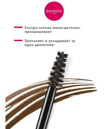 Bourjois Fiber ohii eyebrow mascara! Persistent tone 003 - Buy Online on GoSupps.com