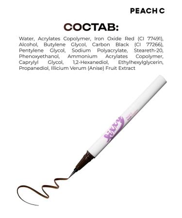 PEACH C Eye-flamer for the eyes is dark brown - Buy Online on GoSupps.com